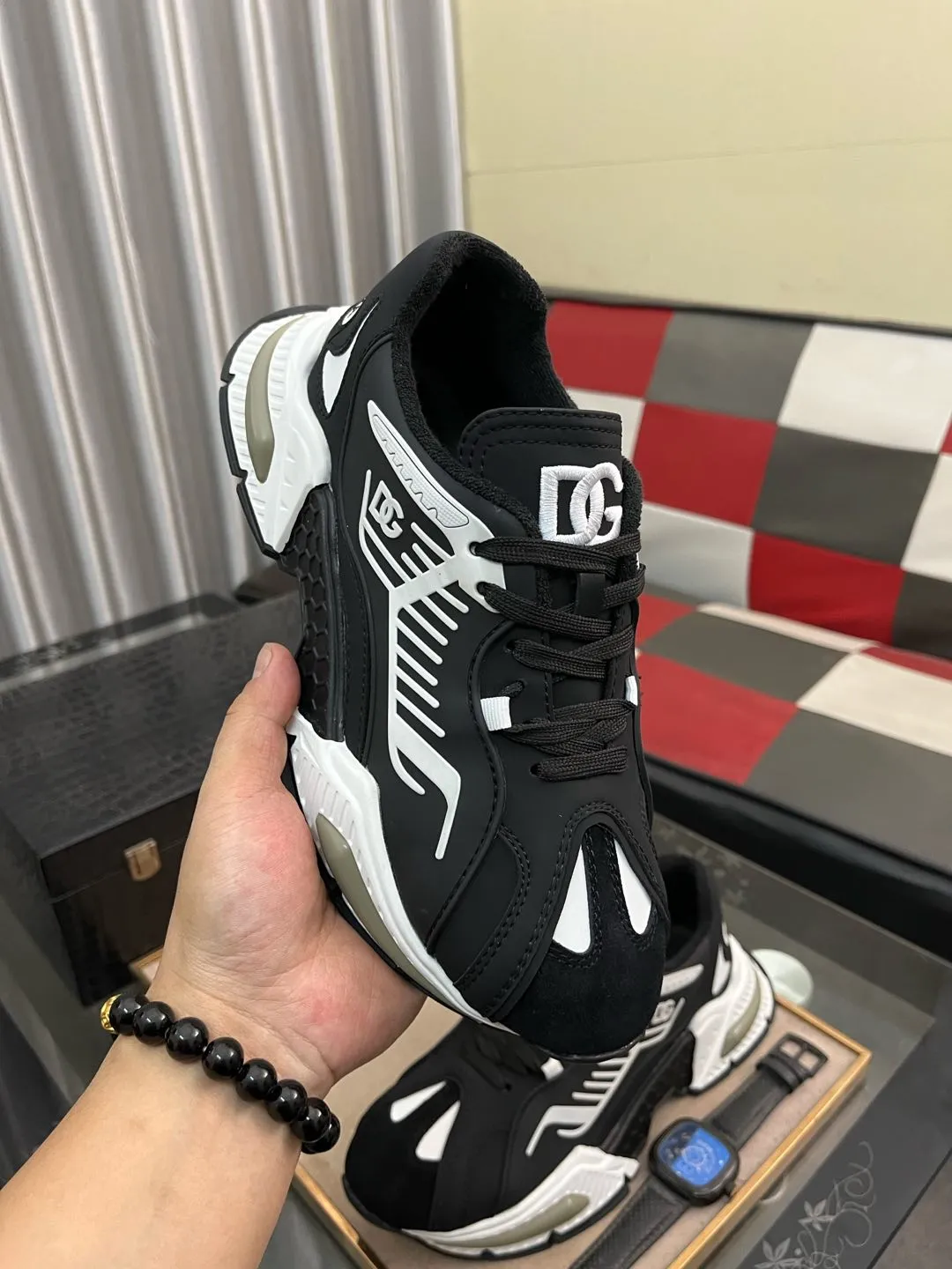 Men's men's shoes💰560⌚️⌚️DG "Dolce & Gabbana" low-top casual shoes Regular size: 35-46 Product material: Upper imported cowhide stitching fabric, breathable lining, original outsole